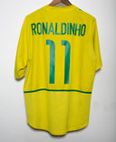 Brazil 2002 Ronaldinho Home Kit (XL)