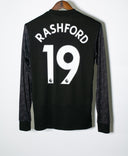Manchester United 2017-18 Rashford Long Sleeve Away Kit (S)