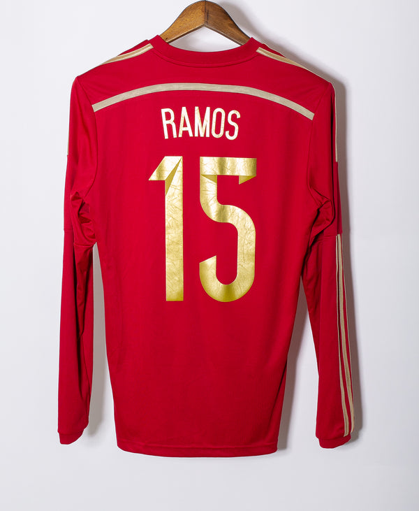 Spain 2014 Sergio Ramos Home Kit (S)