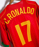 Portugal 2004 Ronaldo Home Kit (XL)