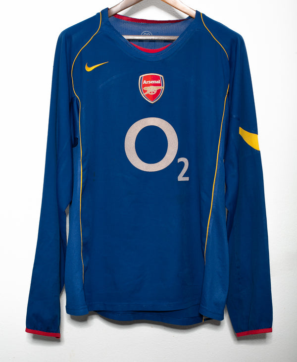 Arsenal 2005-06 Henry Long Sleeve Third Kit (XL)