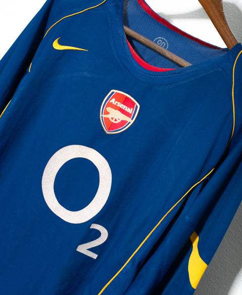 Arsenal 2005-06 Henry Long Sleeve Third Kit (XL)