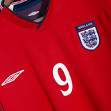 England 2002 Shearer Reversible Away Kit (L)
