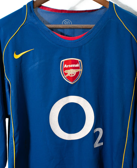 Arsenal 2005-06 Henry Long Sleeve Third Kit (XL)