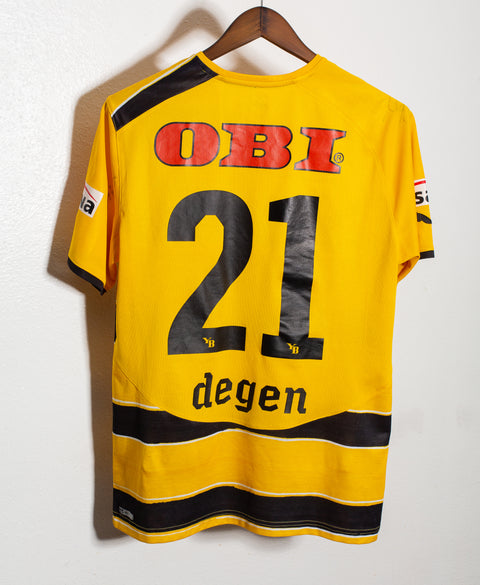 Young Boys 2010-11 Degen Signed Home Kit (L)