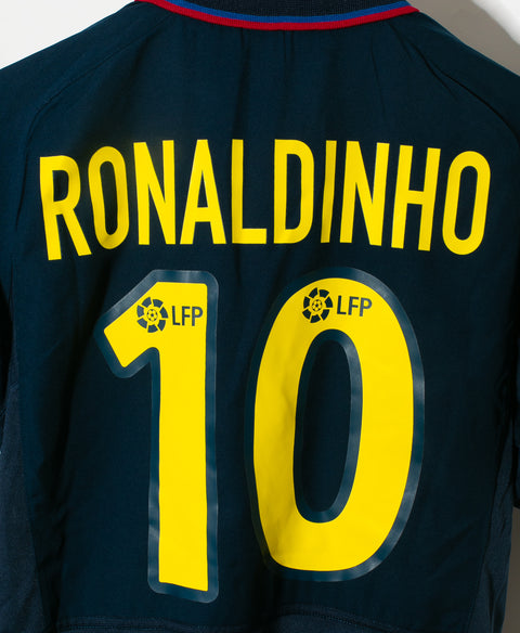 Barcelona 2003-04 Ronaldinho Third Kit (M)