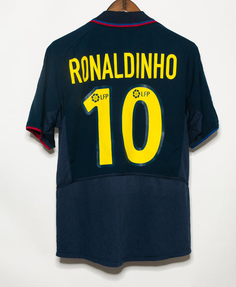 Barcelona 2003-04 Ronaldinho Third Kit (M)