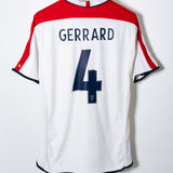 England 2004 Gerrard Home Kit (L)