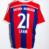 Bayern Munich 2014-15 Lahm Sponsorless Home Kit (L)