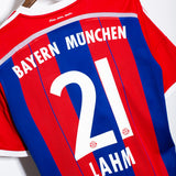 Bayern Munich 2014-15 Lahm Sponsorless Home Kit (L)