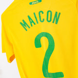 Brazil 2010 Maicon Home Kit (S)