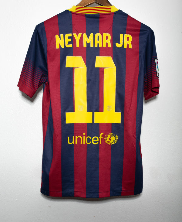 Barcelona 2013-14 Neymar Home Kit (S)