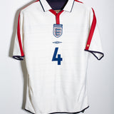 England 2004 Gerrard Home Kit (L)