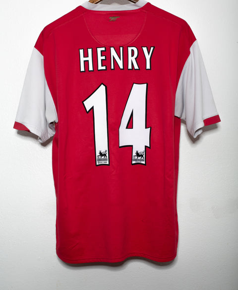 Arsenal 2007-08 Henry Home Kit (2XL)