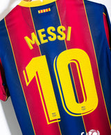 Barcelona 2020-21 Messi Home Kit (M)