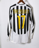 Juventus 2003-04 Trezeguet Long Sleeve Home Kit (L)
