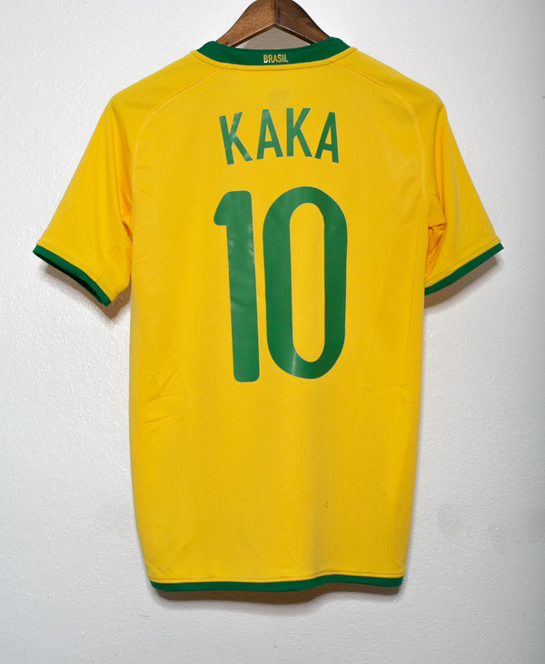 NIKE KAKA BRAZIL HOME JERSEY 2008/09 –