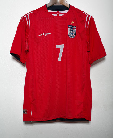 England 2004 Beckham Away Kit (L)