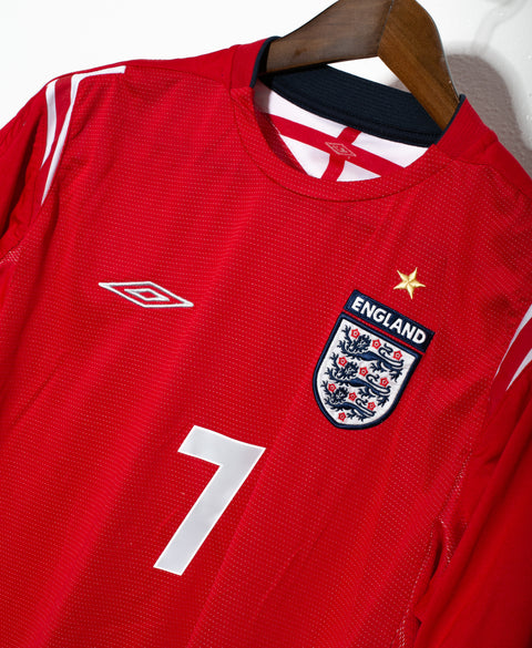 England 2004 Beckham Away Kit (L)