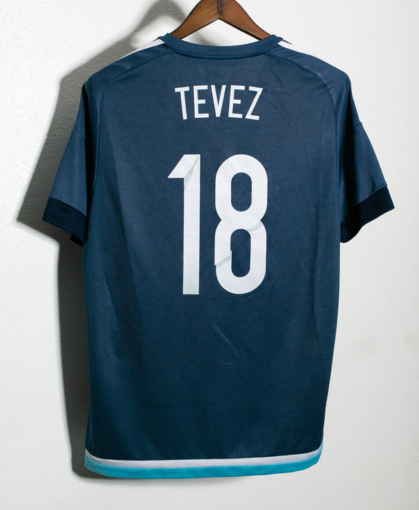 Argentina 2015 Tevez Away Kit (L)