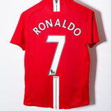 Manchester United 2007-09 Ronaldo Home Kit (S)