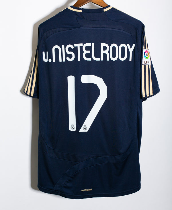 Real Madrid 2007-08 V. Nistelrooy Away Kit (XL)