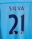 Manchester City 2011-12 Silva Long Sleeve Home Kit (S)