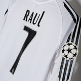 Real Madrid 2005-06 Raul LS Home Kit (YL)