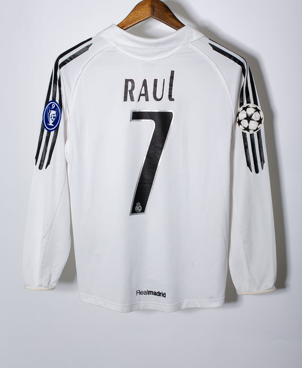 Real Madrid 2005-06 Raul LS Home Kit (YL)