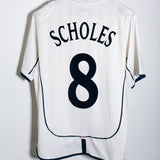 England 2002 Scholes Home Kit (M)