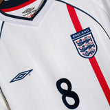 England 2002 Scholes Home Kit (M)