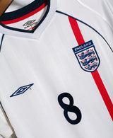 England 2002 Scholes Home Kit (M)
