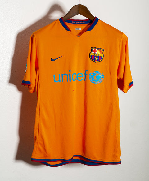 Barcelona 2006-07 Ronaldinho Away Kit (S)