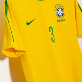 Brazil 2010 Lucio Player Issue Home Kit (L)