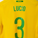 Brazil 2010 Lucio Player Issue Home Kit (L)