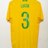 Brazil 2010 Lucio Player Issue Home Kit (L)