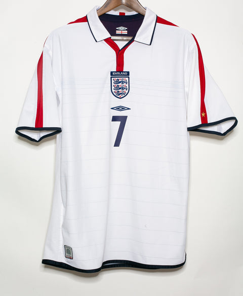 England 2003 Beckham Reversible Home Kit (L)