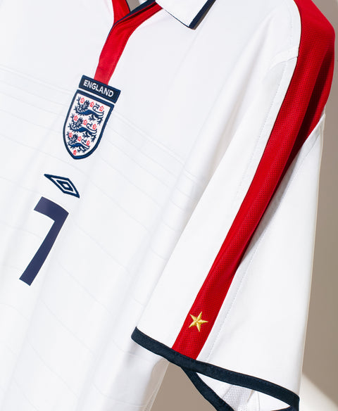 England 2003 Beckham Reversible Home Kit (L)