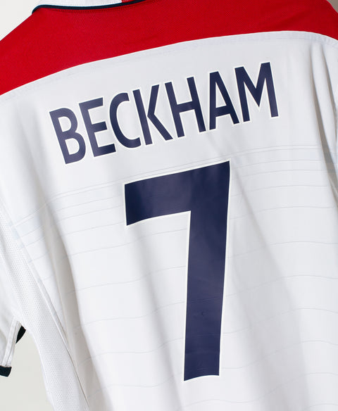 England 2003 Beckham Reversible Home Kit (L)