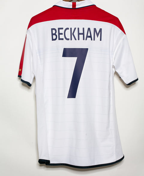 England 2003 Beckham Reversible Home Kit (L)