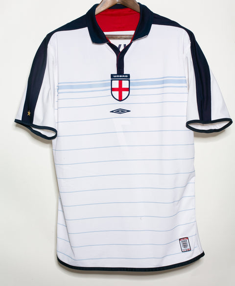 England 2003 Beckham Reversible Home Kit (L)