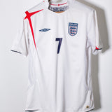 England 2006 Beckham Home Kit (L)