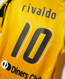 AEK Athens 2007-08 Rivaldo Home Kit (L)