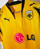 AEK Athens 2007-08 Rivaldo Home Kit (L)