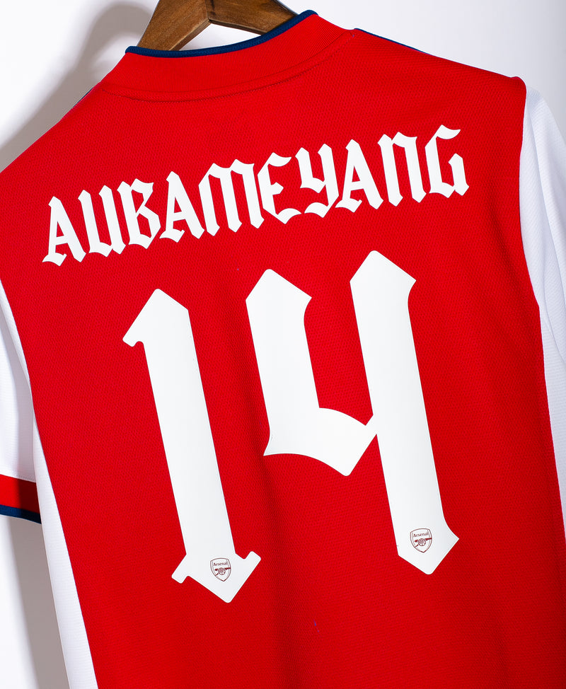 Arsenal 2021-22 Aubameyang Home Kit NWT (L)