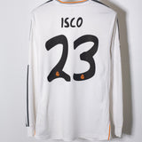 Real Madrid 2013-14 Isco Long Sleeve Home Kit (M)