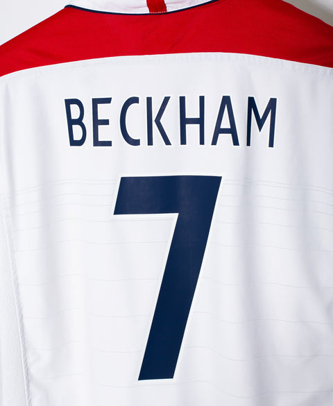 England 2004 Beckham Home Kit (L)