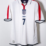 England 2004 Beckham Home Kit (L)