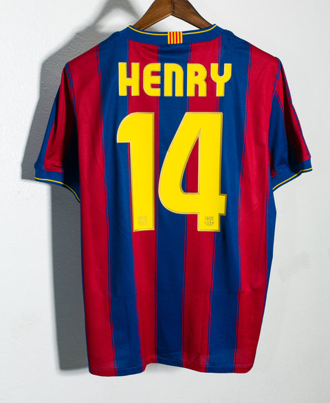 Barcelona 2009-10 Henry Home Kit (M)