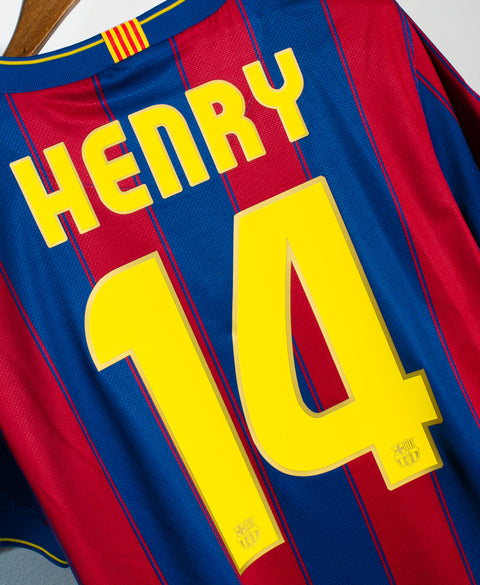 Barcelona 2009-10 Henry Home Kit (M)